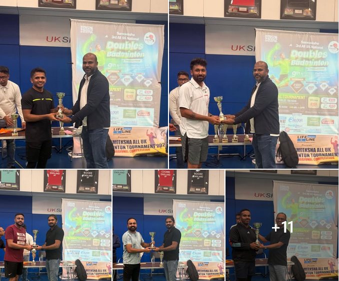 ഷെഫീൽഡ് റീജിയണൽ ബാഡ്മിന്റൺ ടൂർണമെന്റ് – ഏബിൽ ബേബി & പ്രവീൺകുമാർ രവി സഖ്യം വിജയികൾ
