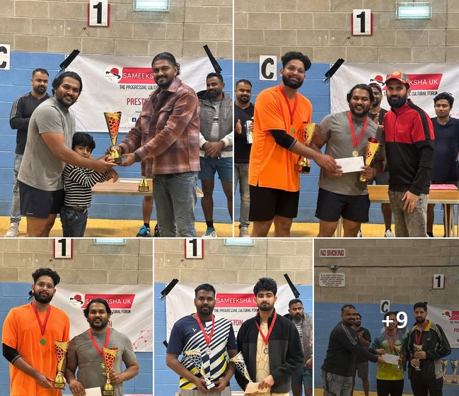 മൂന്നാമത് ദേശീയ ബാഡ്മിൻറൺ ടൂർണമെന്റിന്റെ ഭാഗമായ പ്രെസ്റ്റൺ റീജിയണൽ മത്സരം ആവേശം നിറഞ്ഞ പോരാട്ടങ്ങളോടെ സിബിൻ & ജെറിൻ ടീം വിജയികളായി.